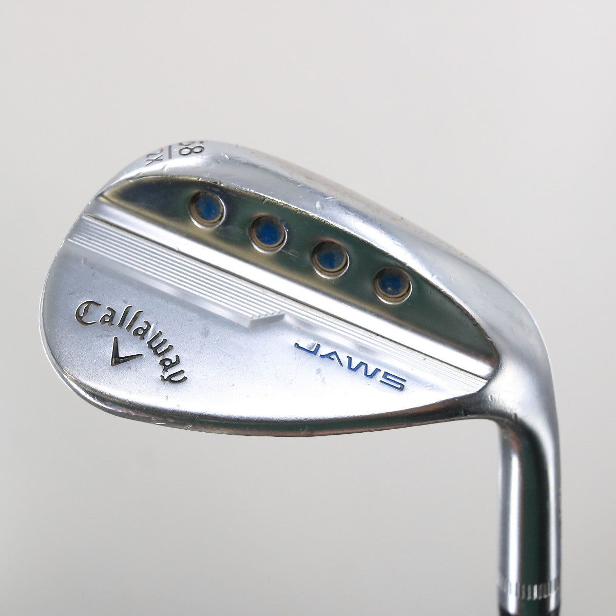 Callaway Jaws MD5 Platinum Chrome Lob Wedge 58 Deg 58.12X Steel Stiff RH S-153199