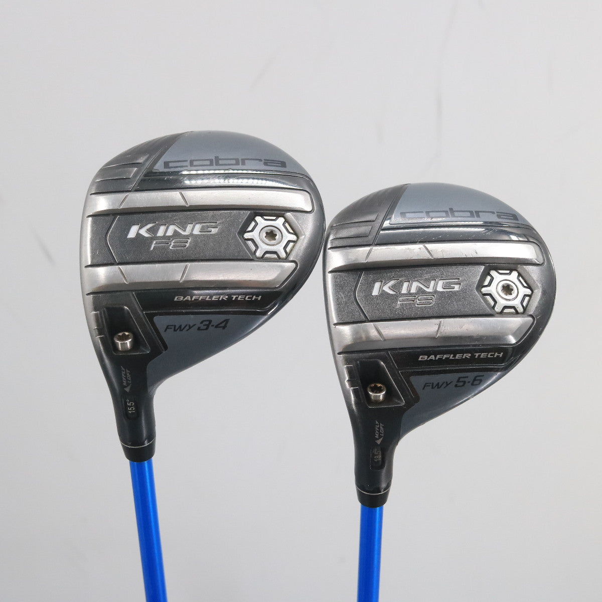 Cobra King F8 3-4 & 5-6 Wood Set Graphite OBAN 03-75G Regular Left-Hand S-154215