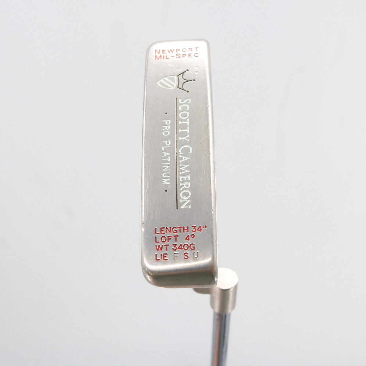 Titleist Scotty Cameron Pro Platinum Newport Putter 34 Inches 34" RH S-155518