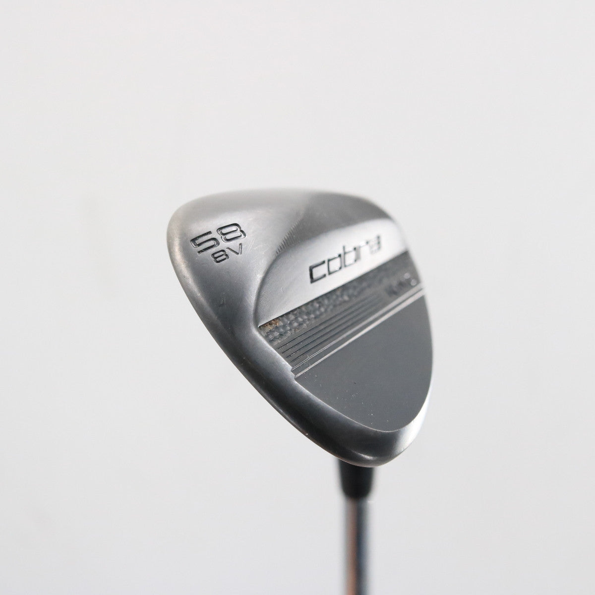 Cobra King Black Lob Wedge 58 Degrees 58.08 V-Grind Steel S300 Stiff RH S-157330