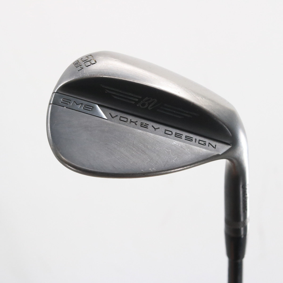 Titleist Vokey SM8 Jet Black Lob Wedge 58 Degrees 58.08M Black Steel RH S-157339