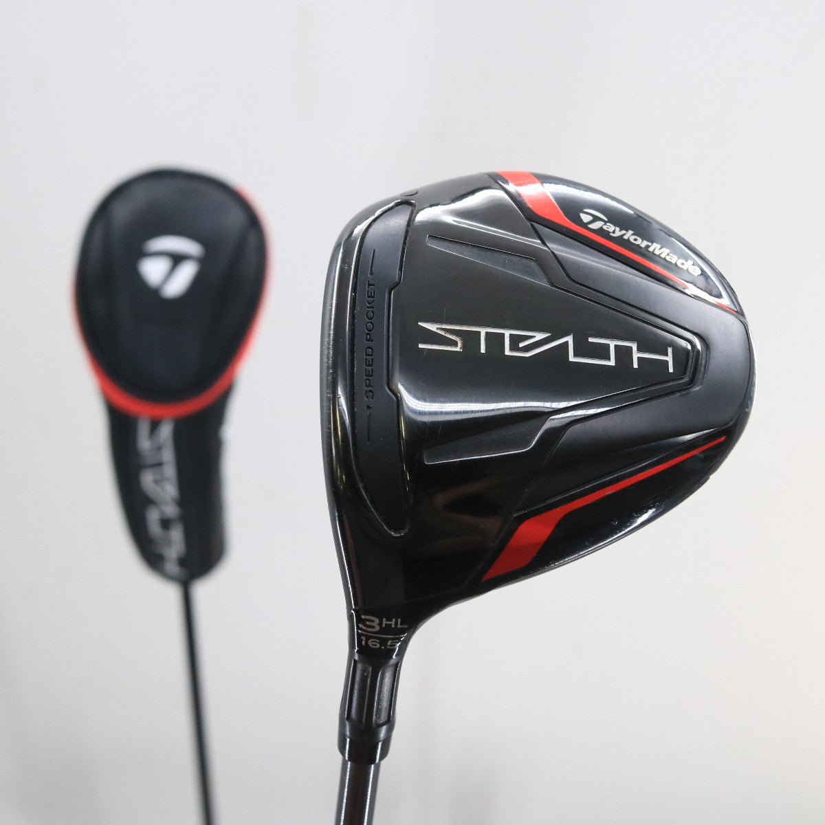 TaylorMade Stealth 3HL Fairway Wood 16.5 Deg Graphite Stiff Left-Handed S-159447