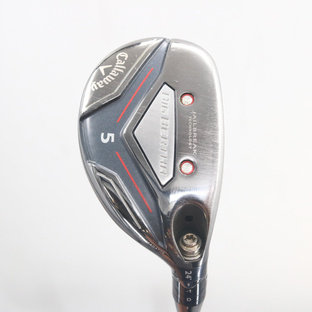 Callaway Big Bertha 5 Hybrid 24 Deg Graphite Recoil ESX F2 Senior RH S-159827