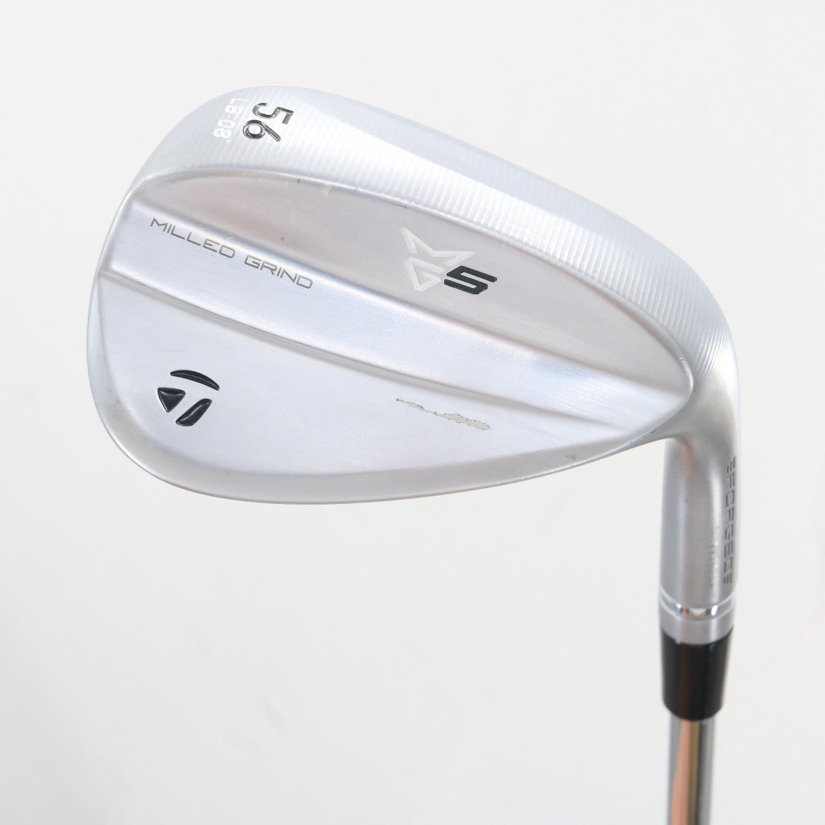 Taylormade Milled Grind 5 Satin Chrome Wedge 56 Deg 56.08LB Steel Stiff S-161129