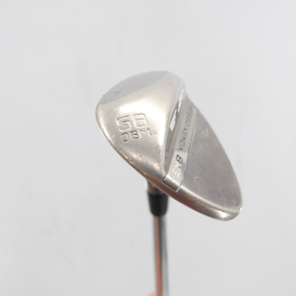 Titleist Vokey SM8 Brushed Steel Lob Wedge 58 Deg 58.08 M-Grind Steel RH S-162353