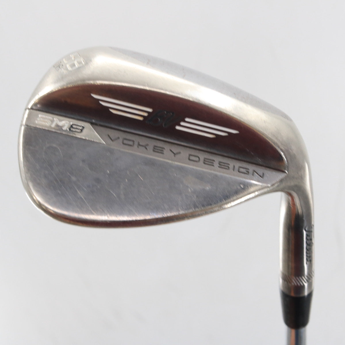 Titleist Vokey SM8 Brushed Steel Lob Wedge 58 Deg 58.08 M-Grind Steel RH S-162353