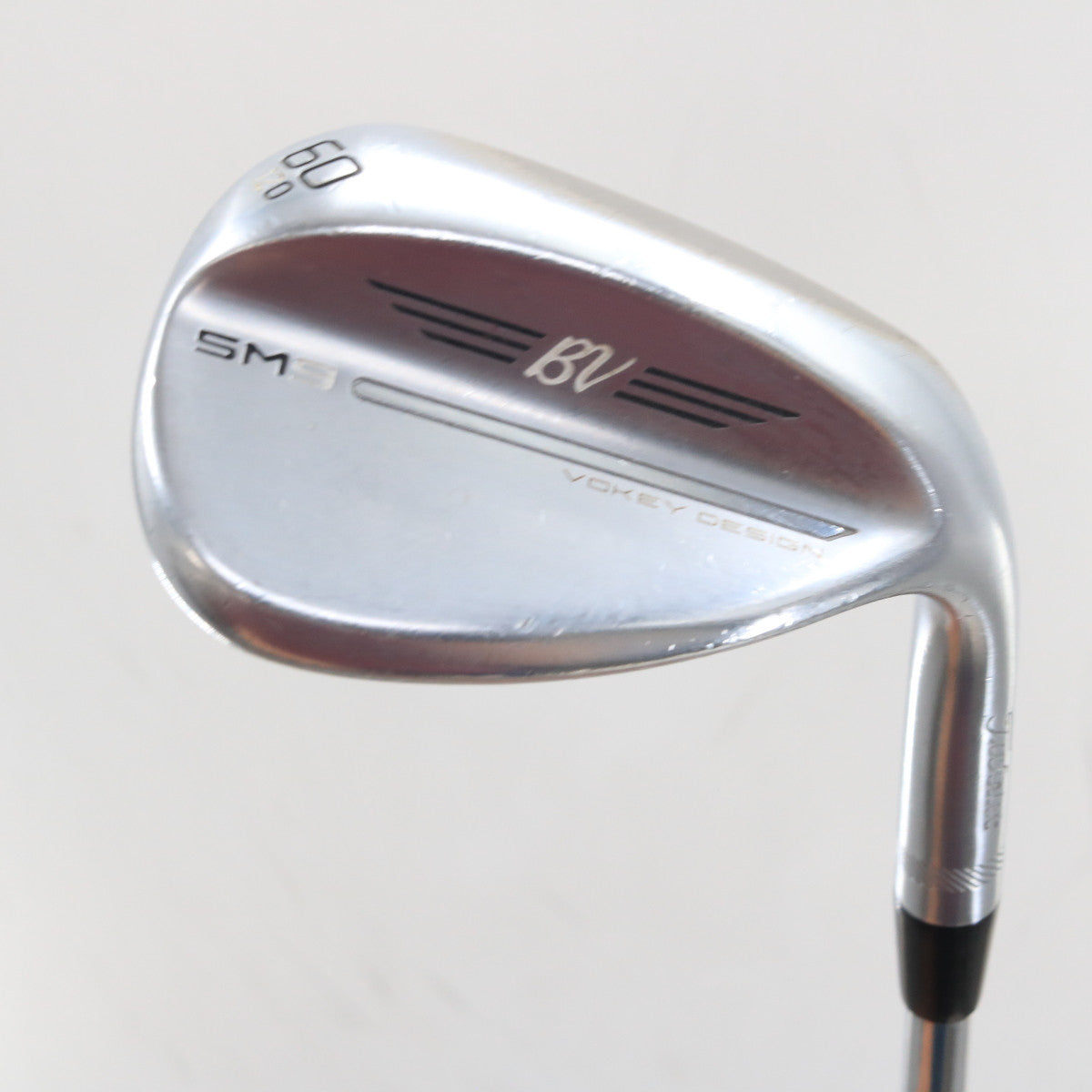 Titleist Vokey SM9 Tour Chrome Lob Wedge 60 Deg 60.12 D-Grind Steel RH S-162358