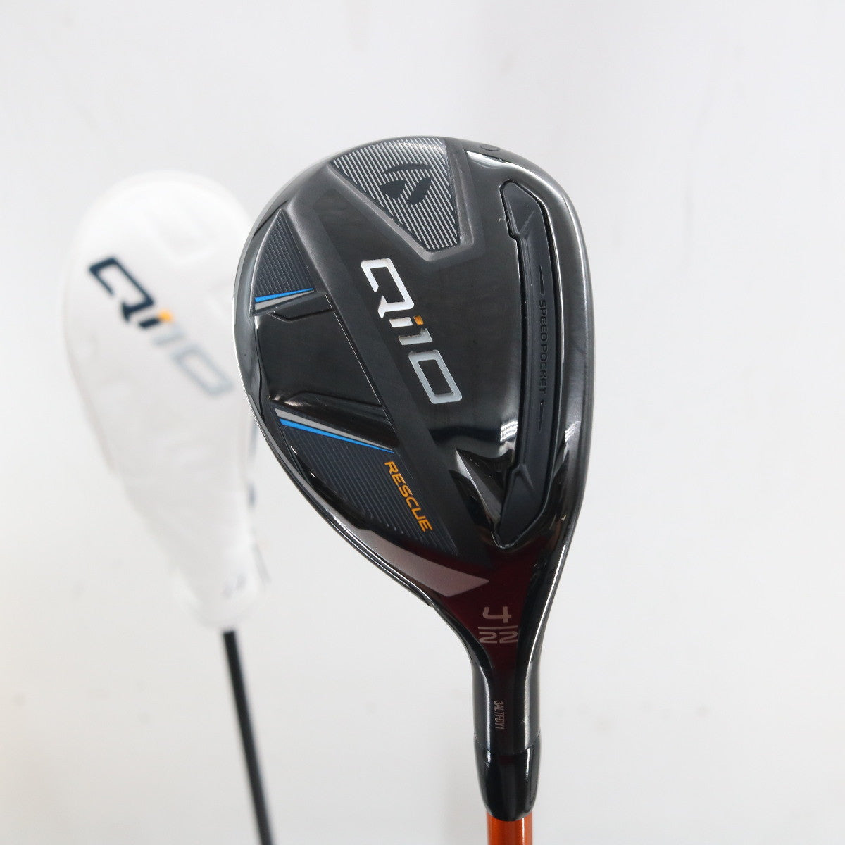 Taylormade Qi10 Rescue 4 Hybrid 22 Deg TOUR AD DI-95 S Stiff Right-Hand S-162781