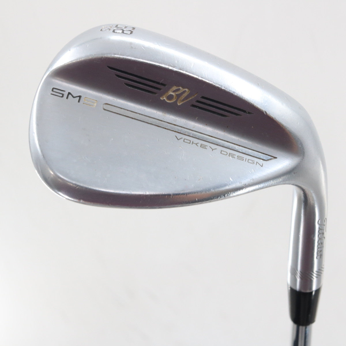 Titleist Vokey SM9 Tour Chrome Lob Wedge 58 Deg 58.10 S-Grind Steel RH S-162827