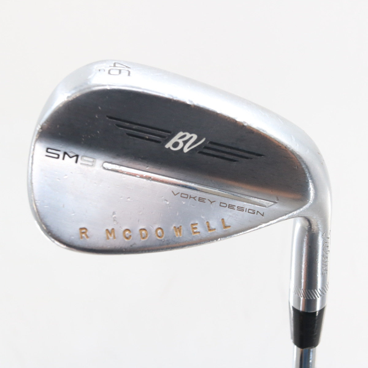Titleist Vokey SM9 Tour Chrome Wedge 46 Degrees 46.10F Steel Regular RH S-163009