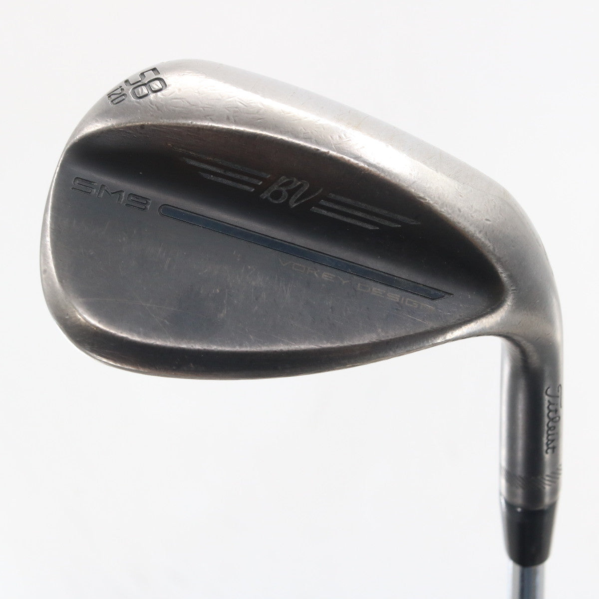 Titleist Vokey SM9 Jet Black Lob Wedge 58 Deg 58.12 D-Grind Steel RH S-163199