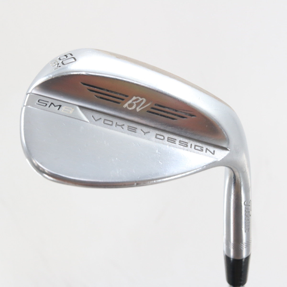 Titleist Vokey SM8 Tour Chrome Lob Wedge 60 Deg 60.08 M-Grind Steel RH S-163375