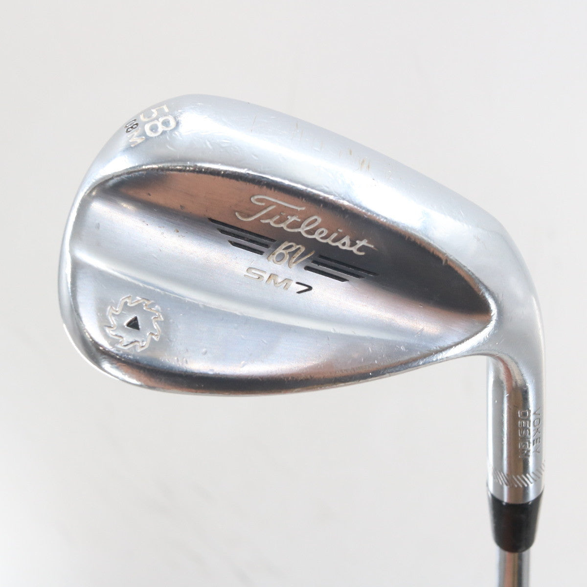 Titleist BV Vokey SM7 Tour Chrome Lob Wedge 58 Degrees 58.08M Steel RH S-163395
