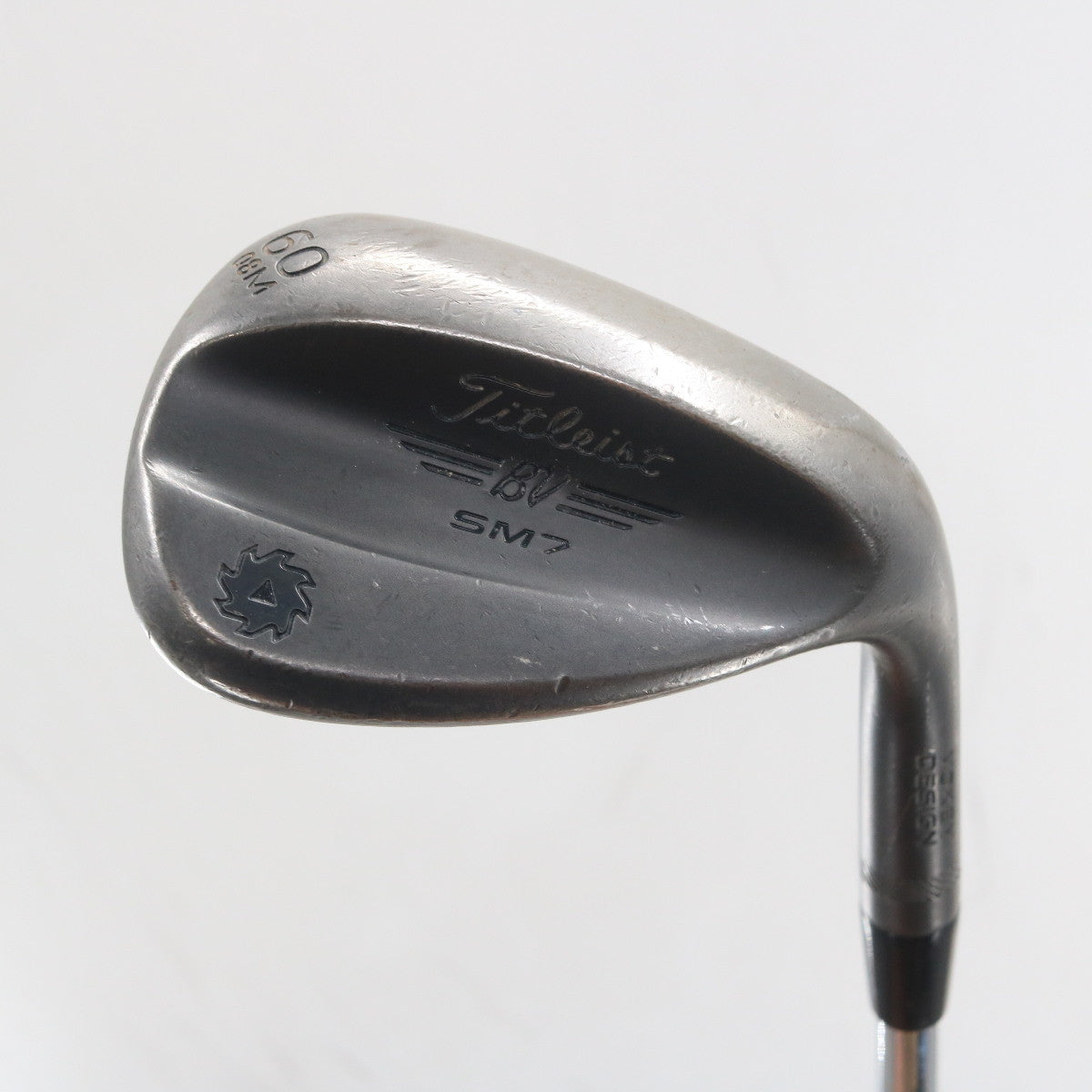 Titleist Vokey SM7 Jet Black Lob Wedge 60 Deg 60.08 M-Grind Steel RH S-163500