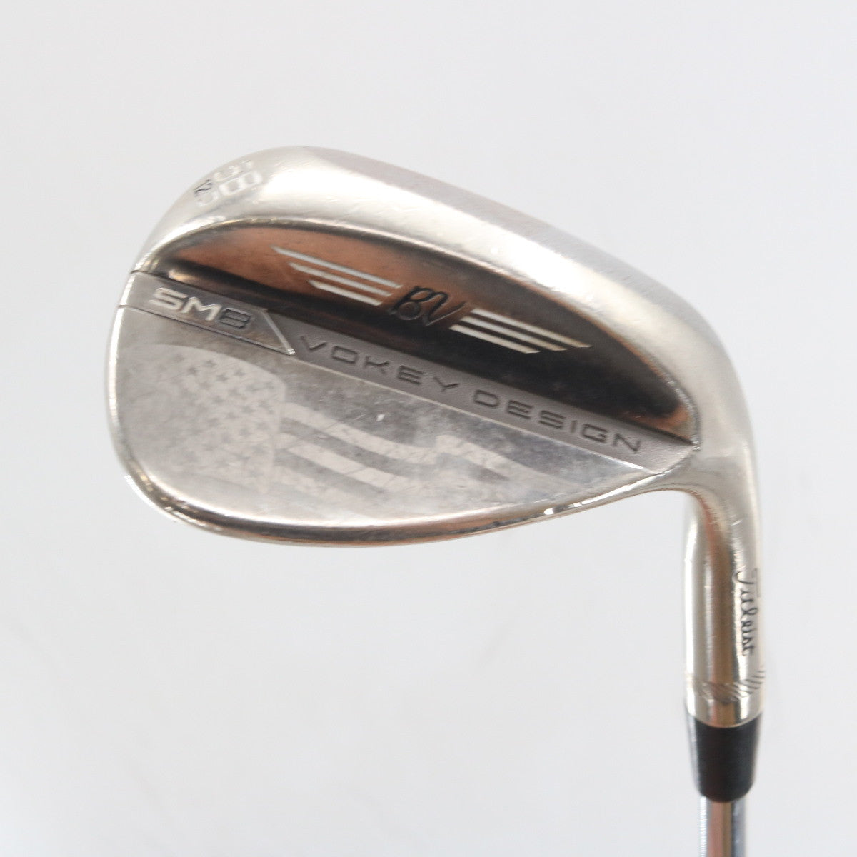 Titleist Vokey SM8 U.S.A. Brushed Steel Wedge 58 Deg 58.12D Steel RH S-163502