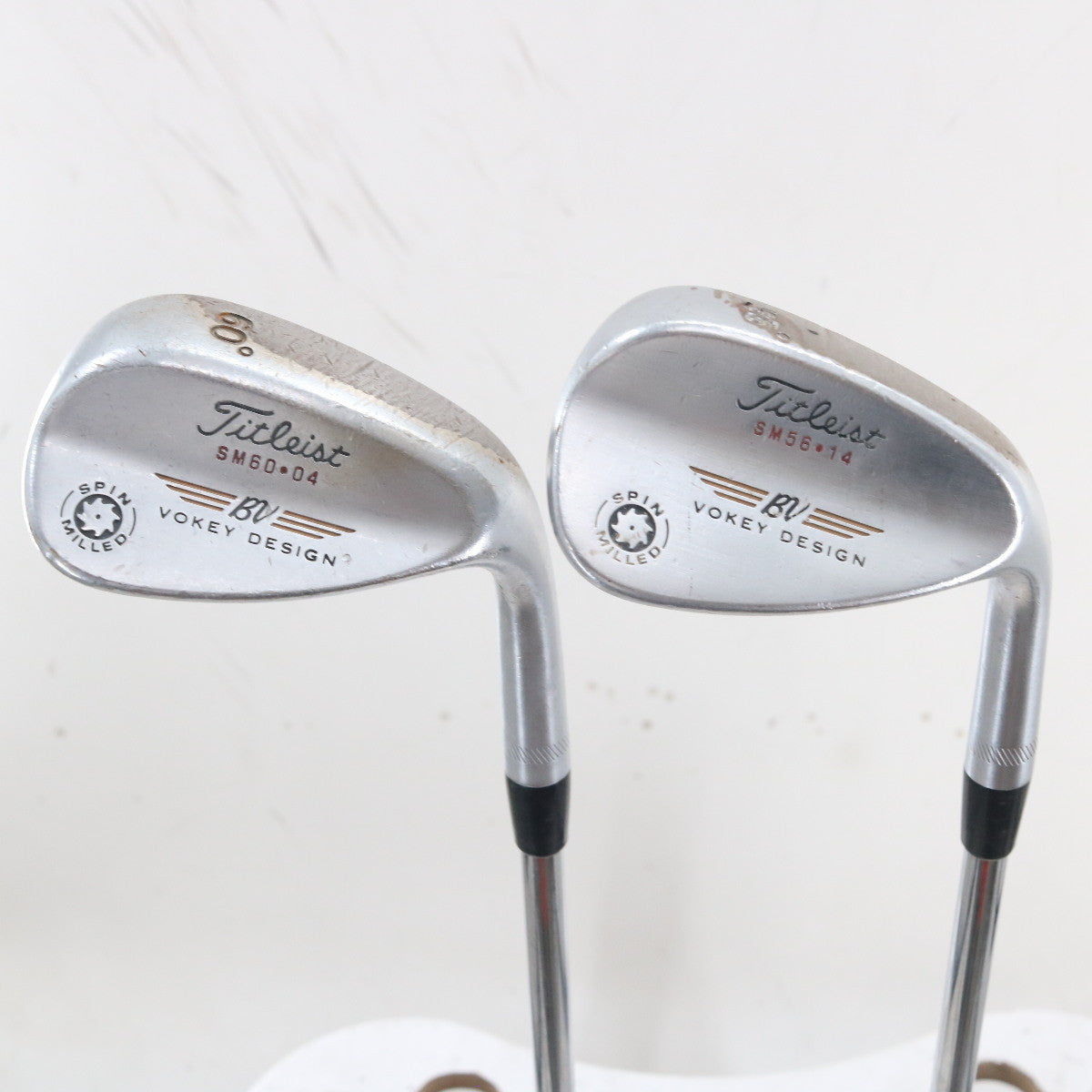 Titleist Vokey Spin Milled Sand & Lob Wedge Set 56.14 & 60.04 Deg Steel S-163543