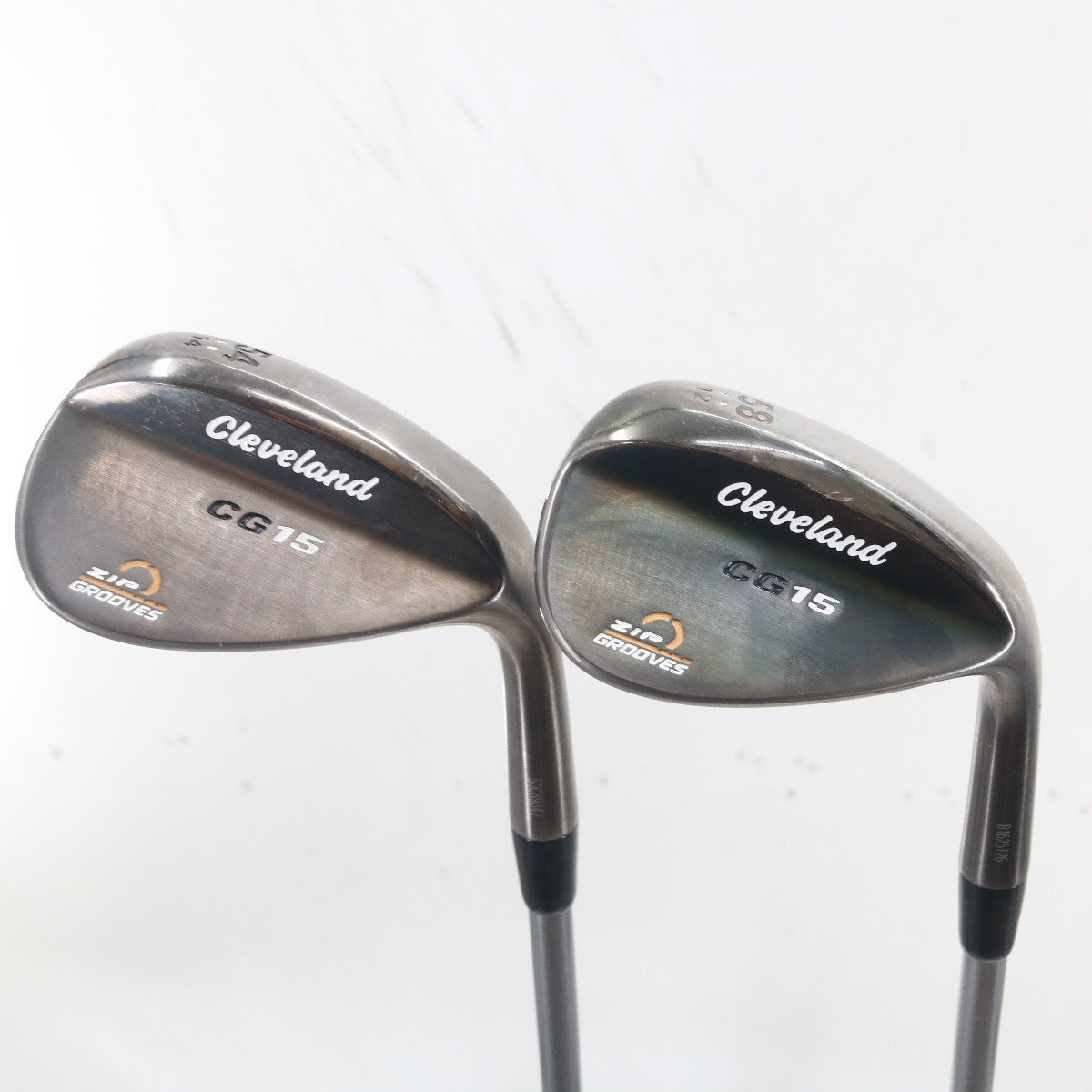 Cleveland CG15 Black Pearl Zip Grooves Wedge Set 54.14 & 58.12 Deg Stiff S-163572