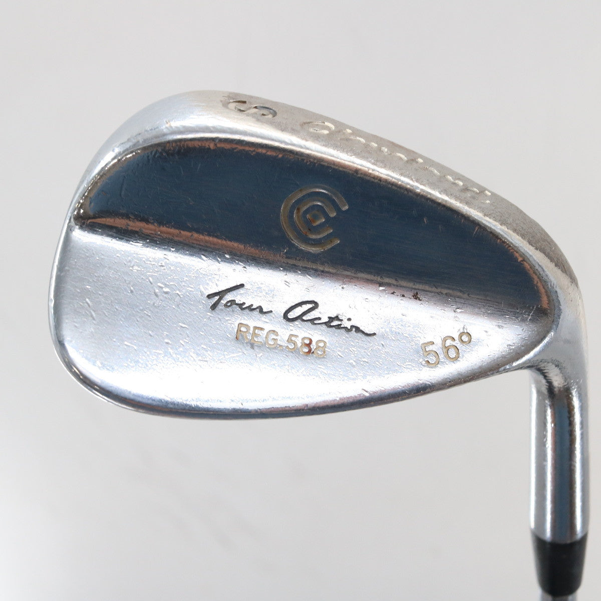 Cleveland 588 Chrome/Gunmetal Wedge Set 56 & 60 Deg Steel Stiff RH S-163576