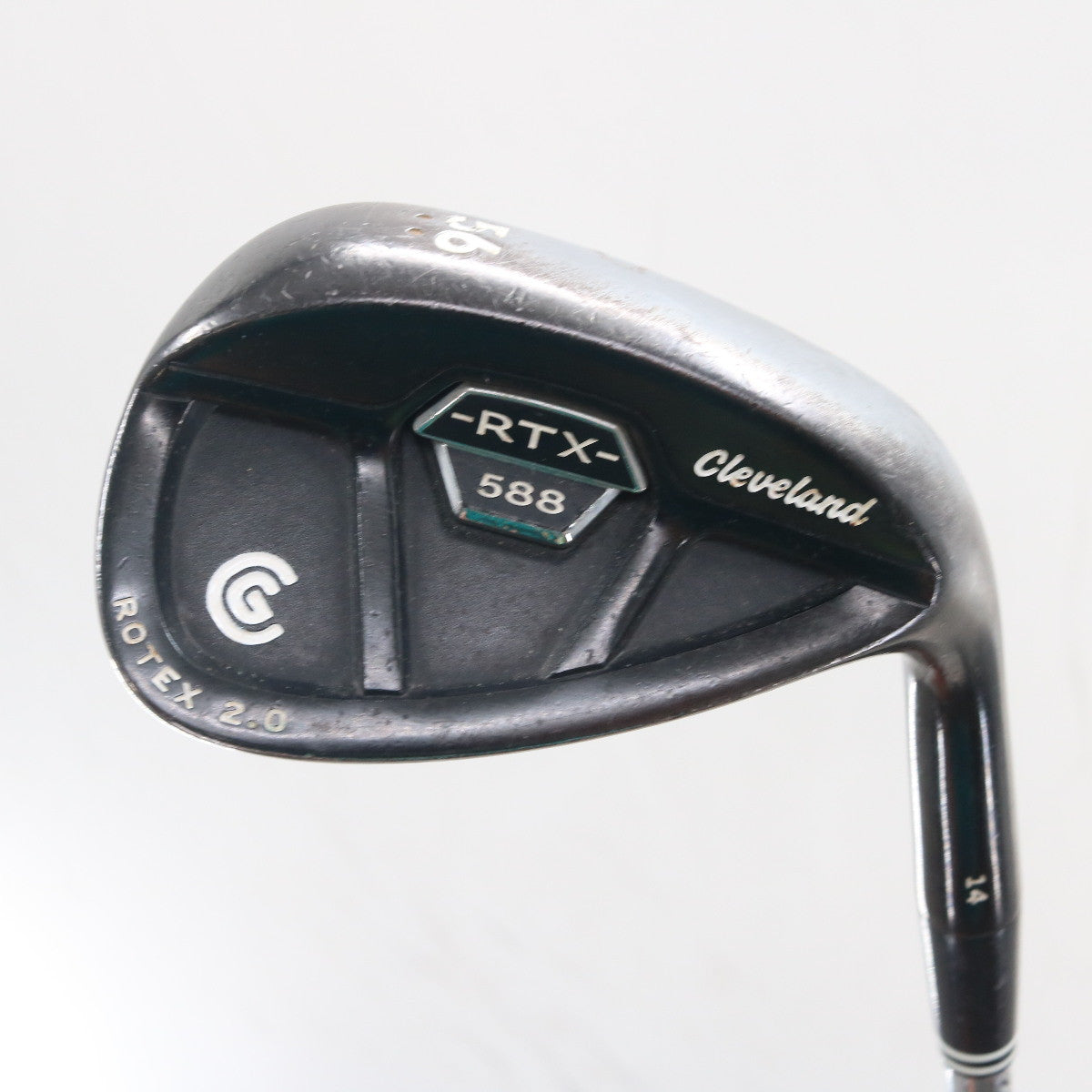 Cleveland 588 RTX 2.0 CB Black Satin Wedge Set 56.14 & 60.12 RH S-163591