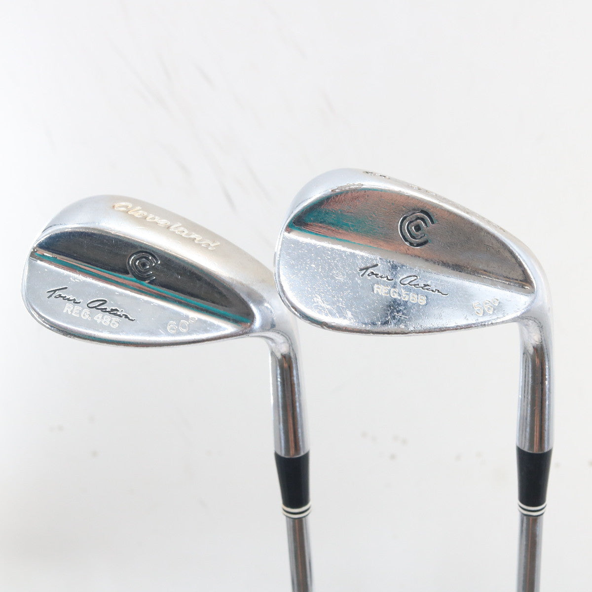 Cleveland 485/588 Tour Satin Chrome Wedge Set 56 & 60 Deg Steel RH S-163594