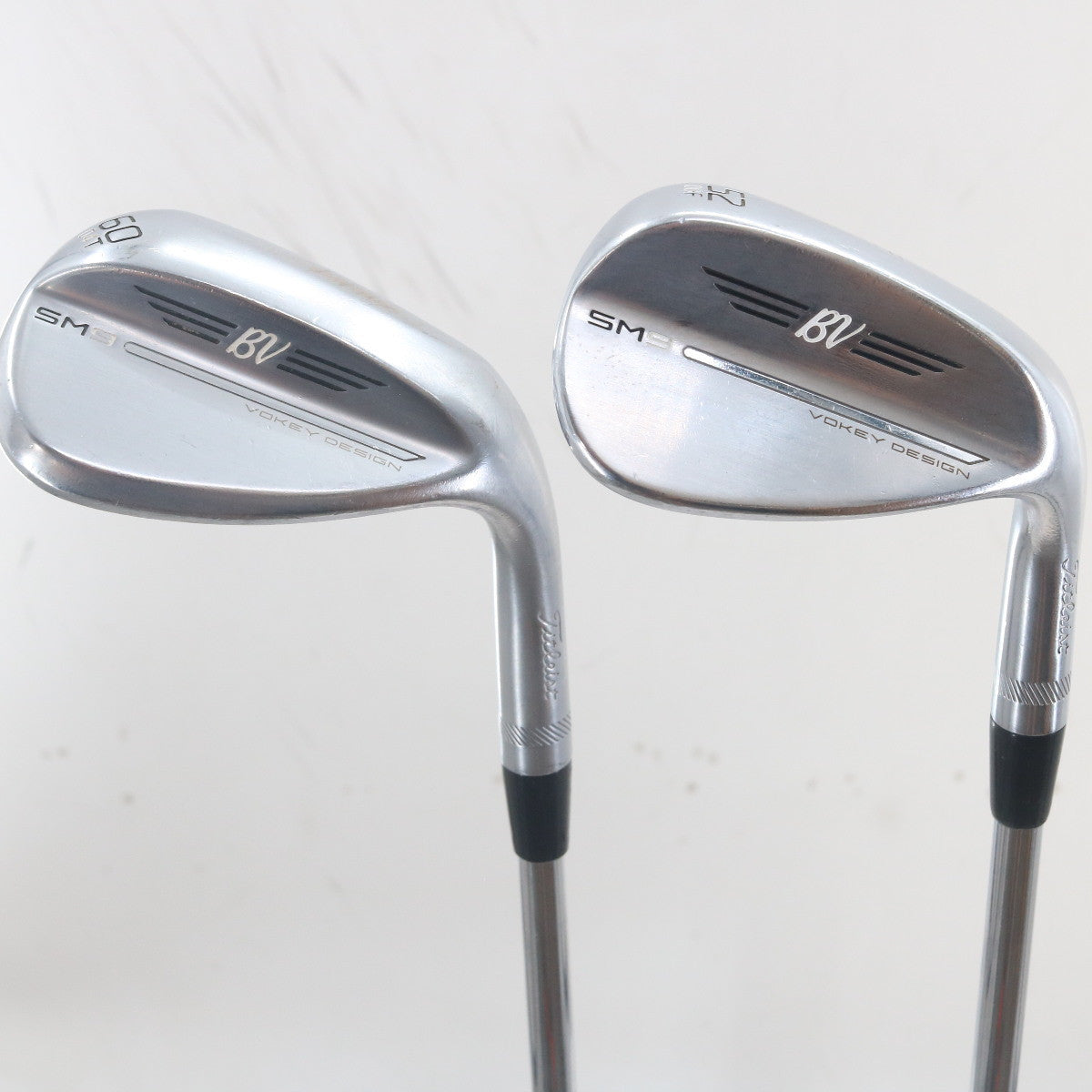 Titleist Vokey SM9 Tour Chrome Gap & Lob Wedge Set 52.08 & 60.04 Deg RH S-163655