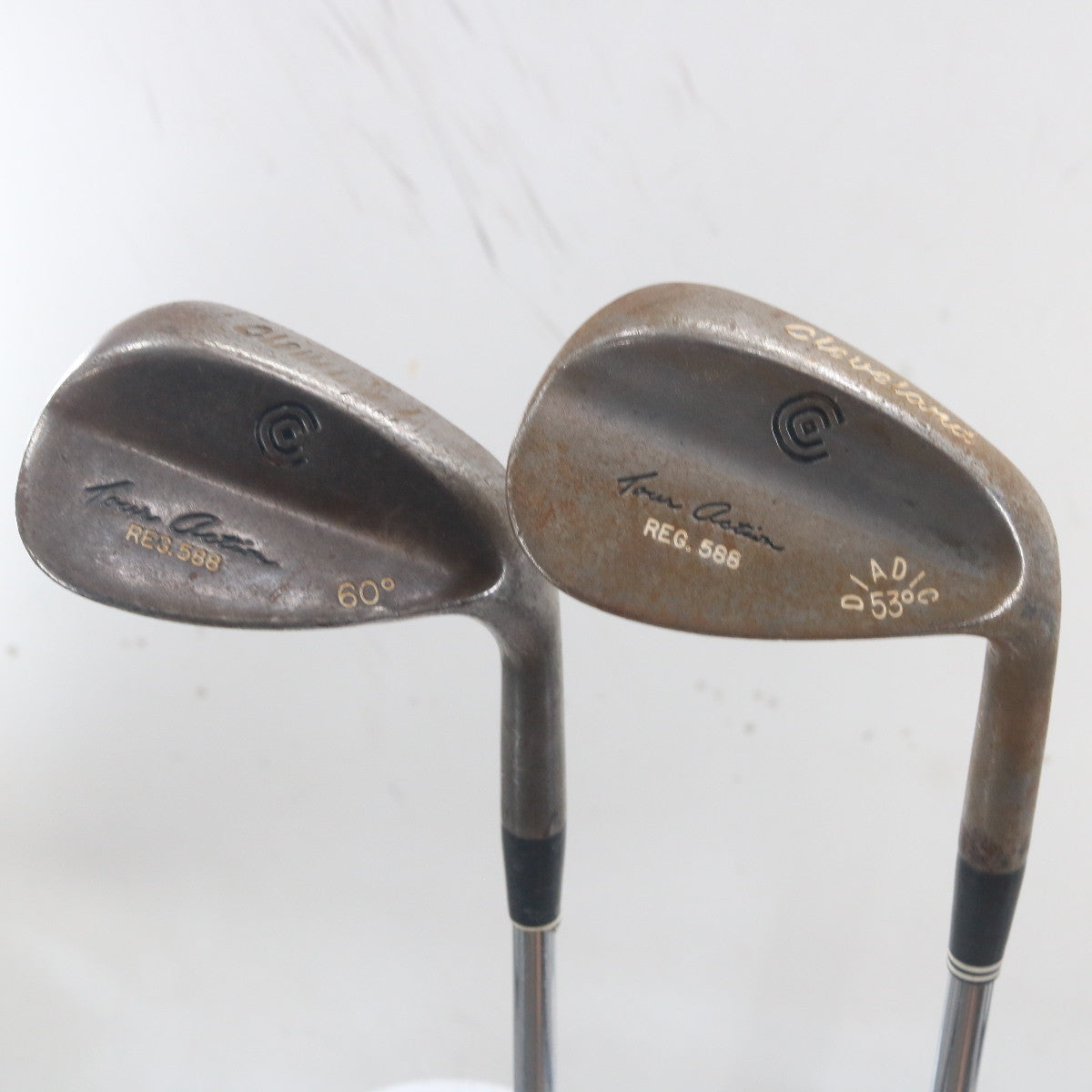 Cleveland 588 RTG Gap & Lob Wedge Set 53 & 60 Deg Steel Stiff RH S-163658