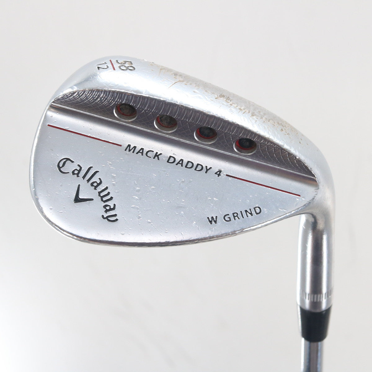 Callaway Mack Daddy 4 Platinum Chrome Wedge Set 54.08 & 58.12 Deg Stiff S-163714