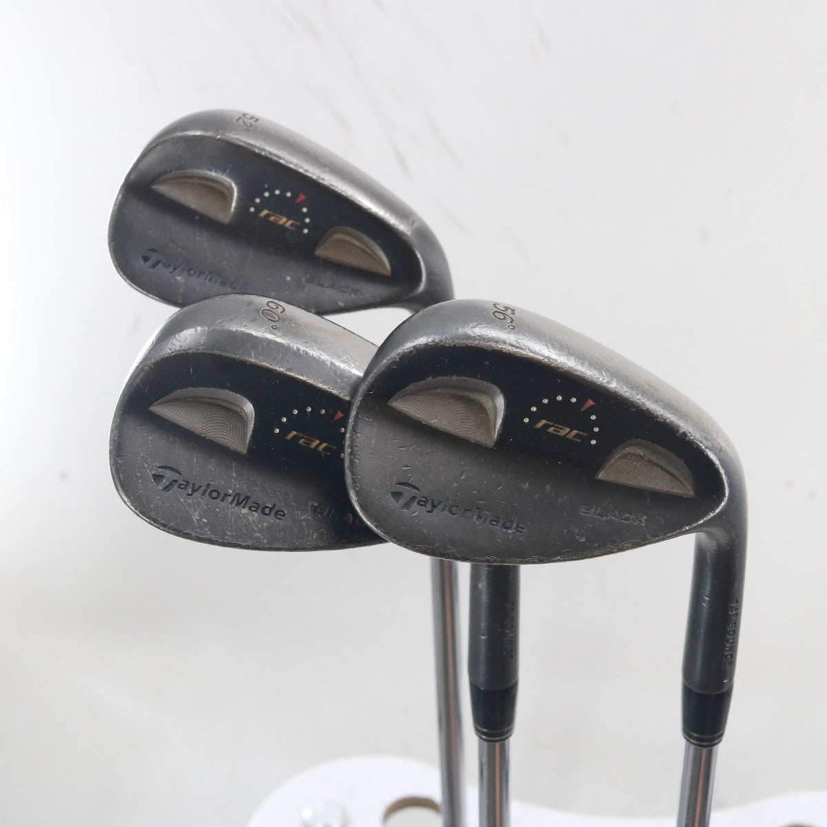 TaylorMade RAC Black Gap, Sand, Lob Wedge Set 52, 56, 60 Deg Steel RH S-163730